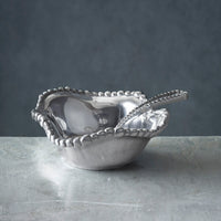Giftables Organic Pearl Petit Bowl Spoon - Bowl Side View | Bone & Brass