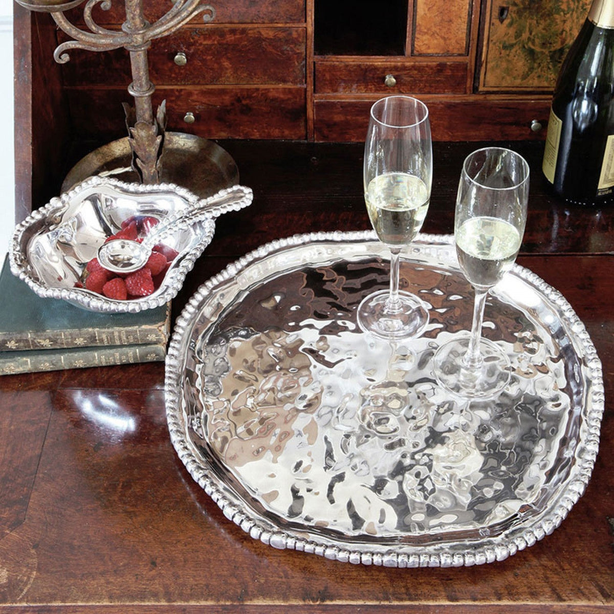 Giftables Organic Pearl Petit Bowl Spoon - Bowl Detail | Bone & Brass