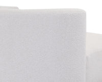 London LAF Copenhagen White Boucle Sectional