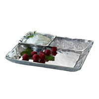 Soho Linda Silver Serving Platter | Bone & Brass