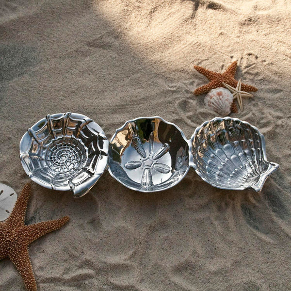 Ocean Shell Triple Dip - Set Detail | Bone & Brass