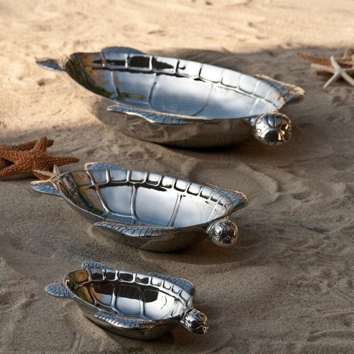 Ocean Turtle Medium Bowl - Bowl Side View | Bone & Brass