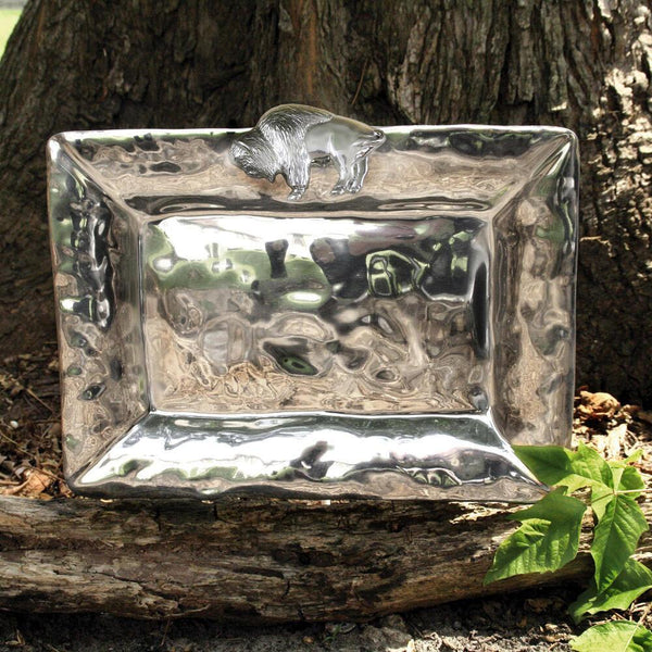 Silver Buffalo Medium Rectangular Serving Tray