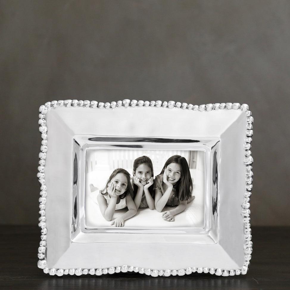 Frame Organic Pearl 4 x 6 Frame - Frame Side View | Bone & Brass