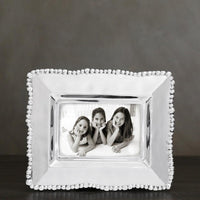Frame Organic Pearl 4 x 6 Frame - Frame Side View | Bone & Brass