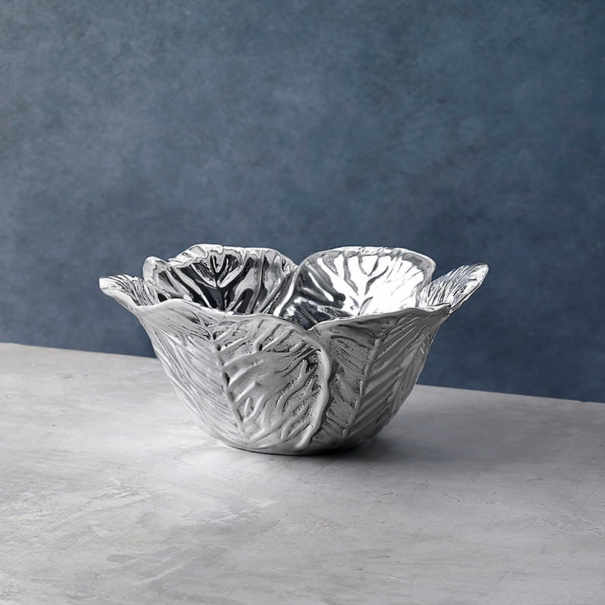Garden Cabbage Medium Bowl - Bowl Top View | Bone & Brass