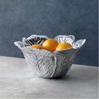 Garden Cabbage Medium Bowl - Bowl Side View | Bone & Brass