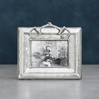 Silver Equestrian Snaffle Bit 5 x 7 Picture Frame - Frame Side View | Bone & Brass