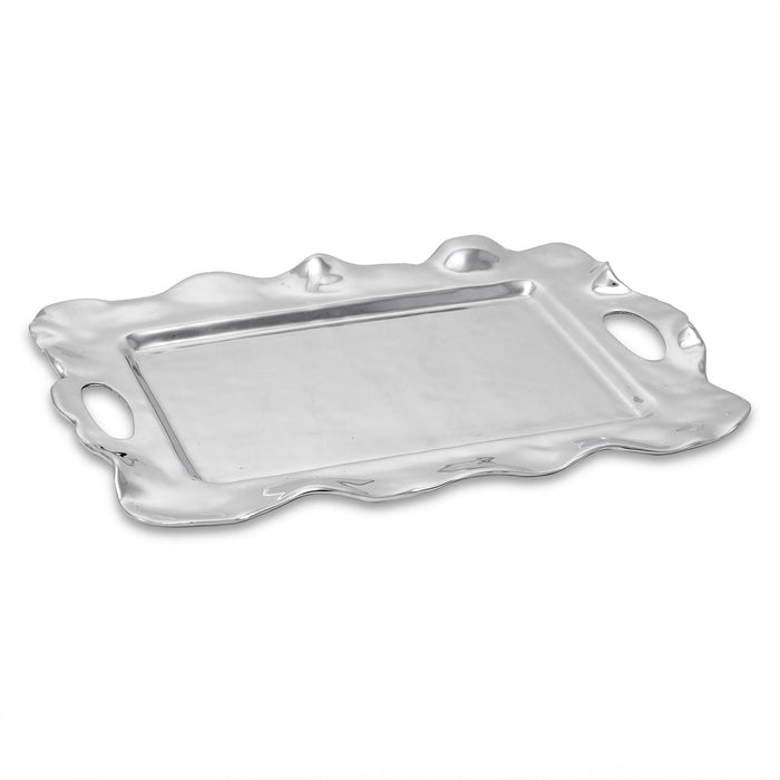 Vento Rebecca Large Rectangular Tray Handles | Bone & Brass