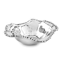 silver Organic Pearl Sauce Bowl | Bone & Brass