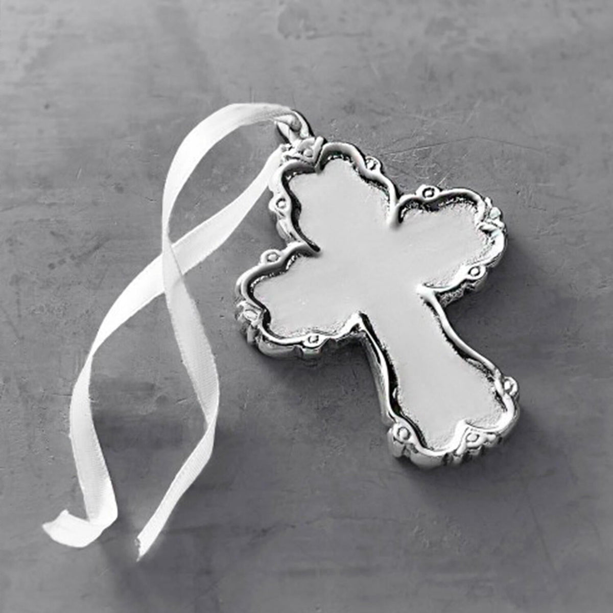 Baby Princess Cross Ornament - Detail View | Bone & Brass