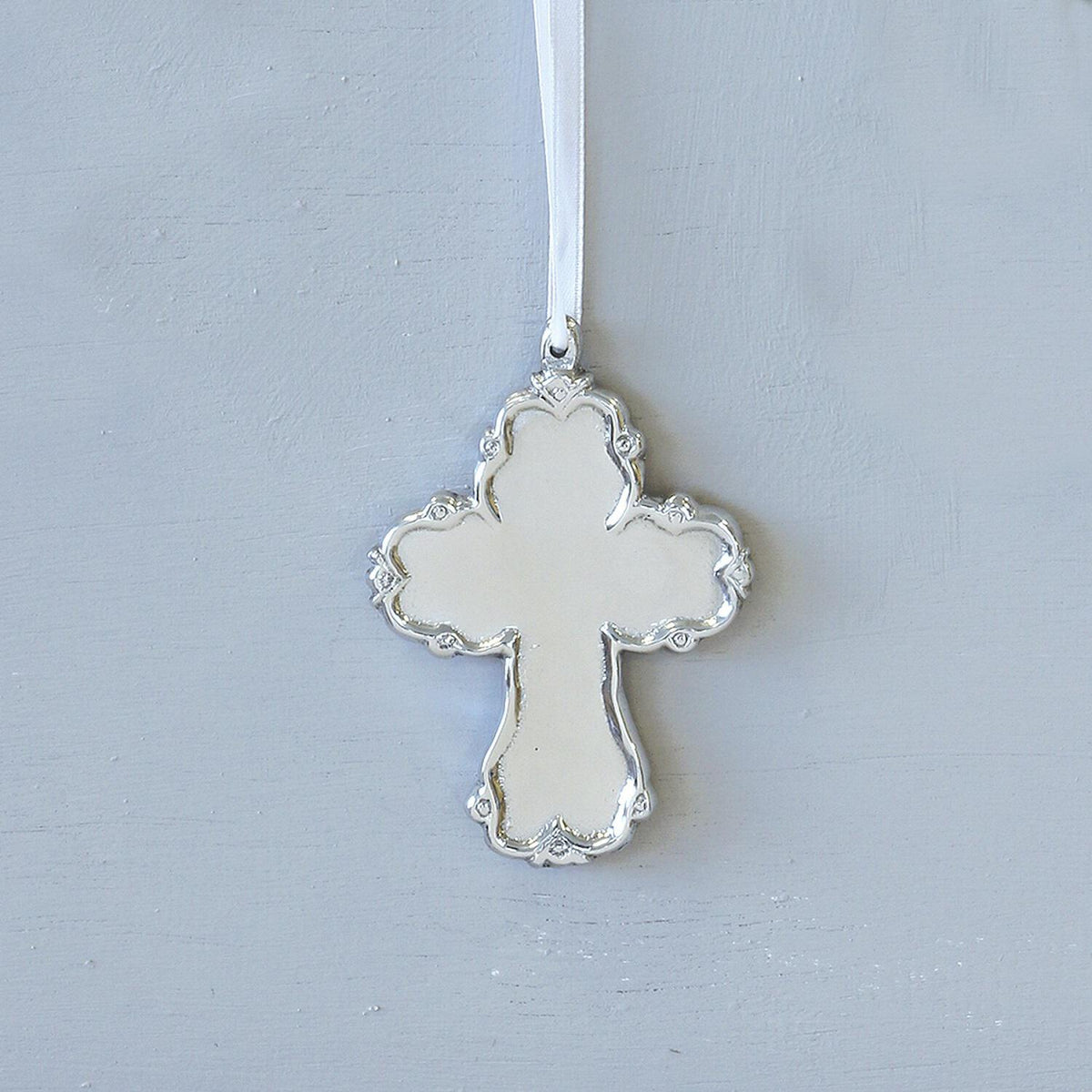 Baby Princess Cross Ornament - Side View | Bone & Brass