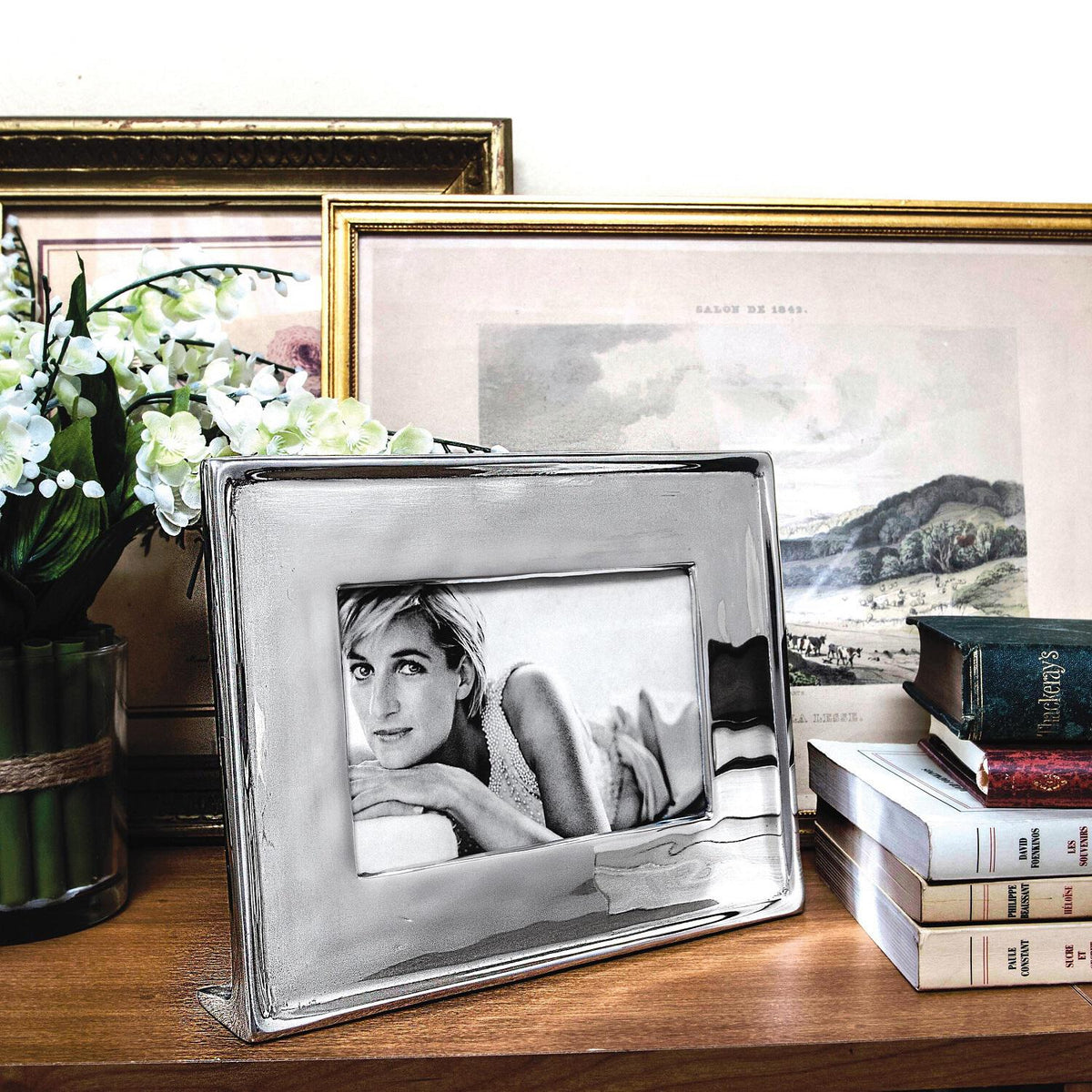 Frame Jason 4 x 6 Horizontal Frame - Frame Side View | Bone & Brass