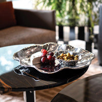 Vento Silver Bergamo Chip & Dip Set - Set Detail | Bone & Brass