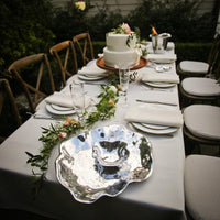 Vento Silver Bergamo Chip & Dip Set - Bowl Detail | Bone & Brass
