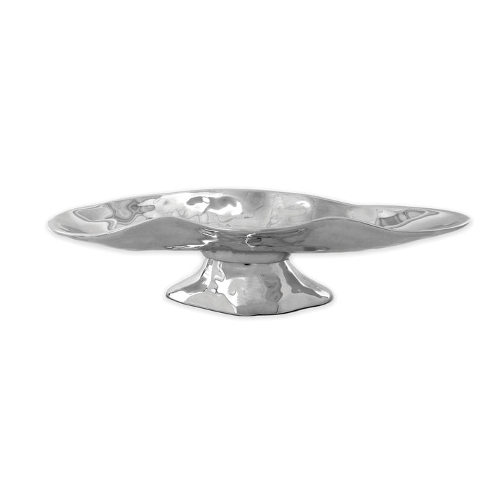 Pedestal Soho Small Oval Cracker Tray | Bone & Brass