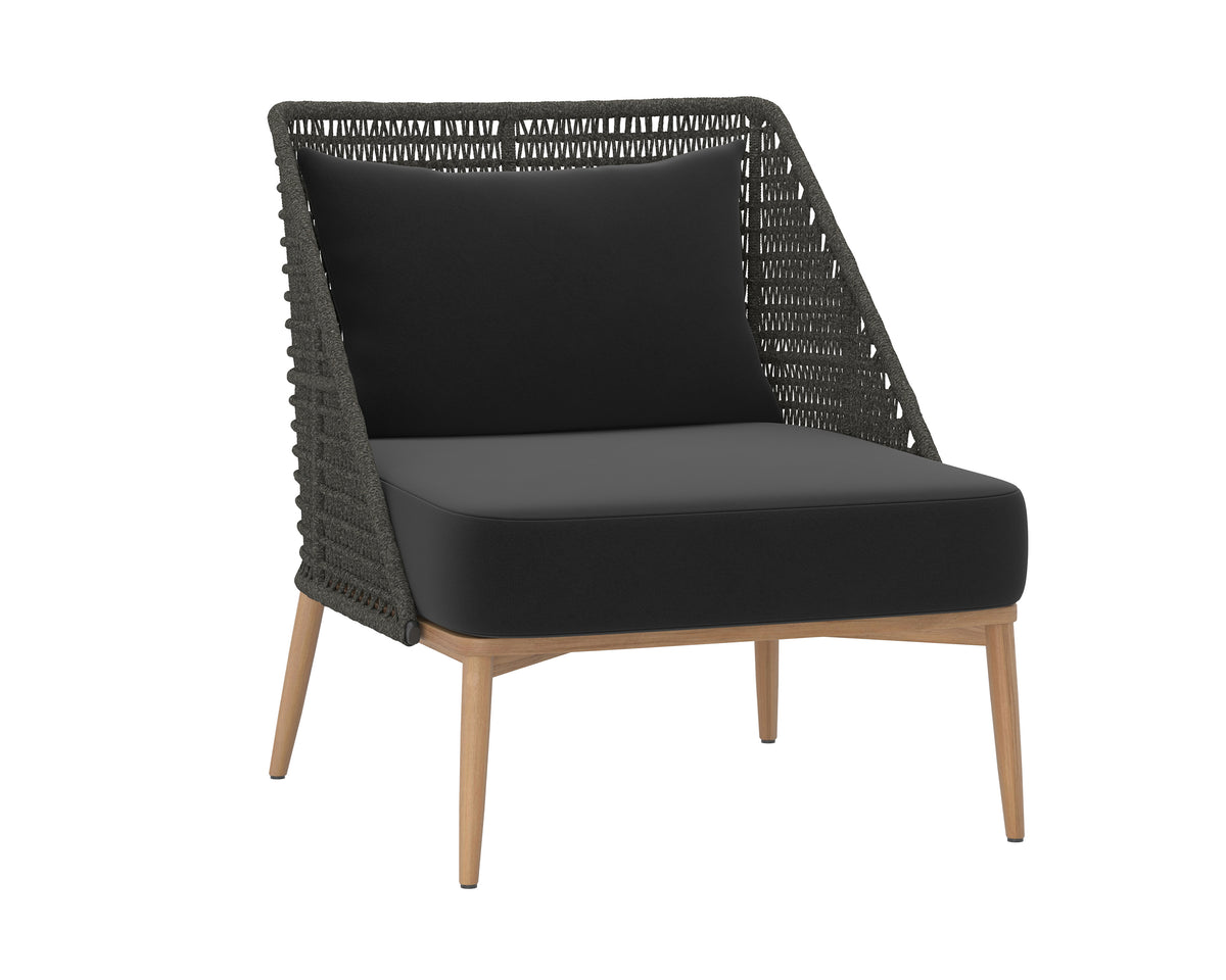 Andria Arashi Black Lounge Chair