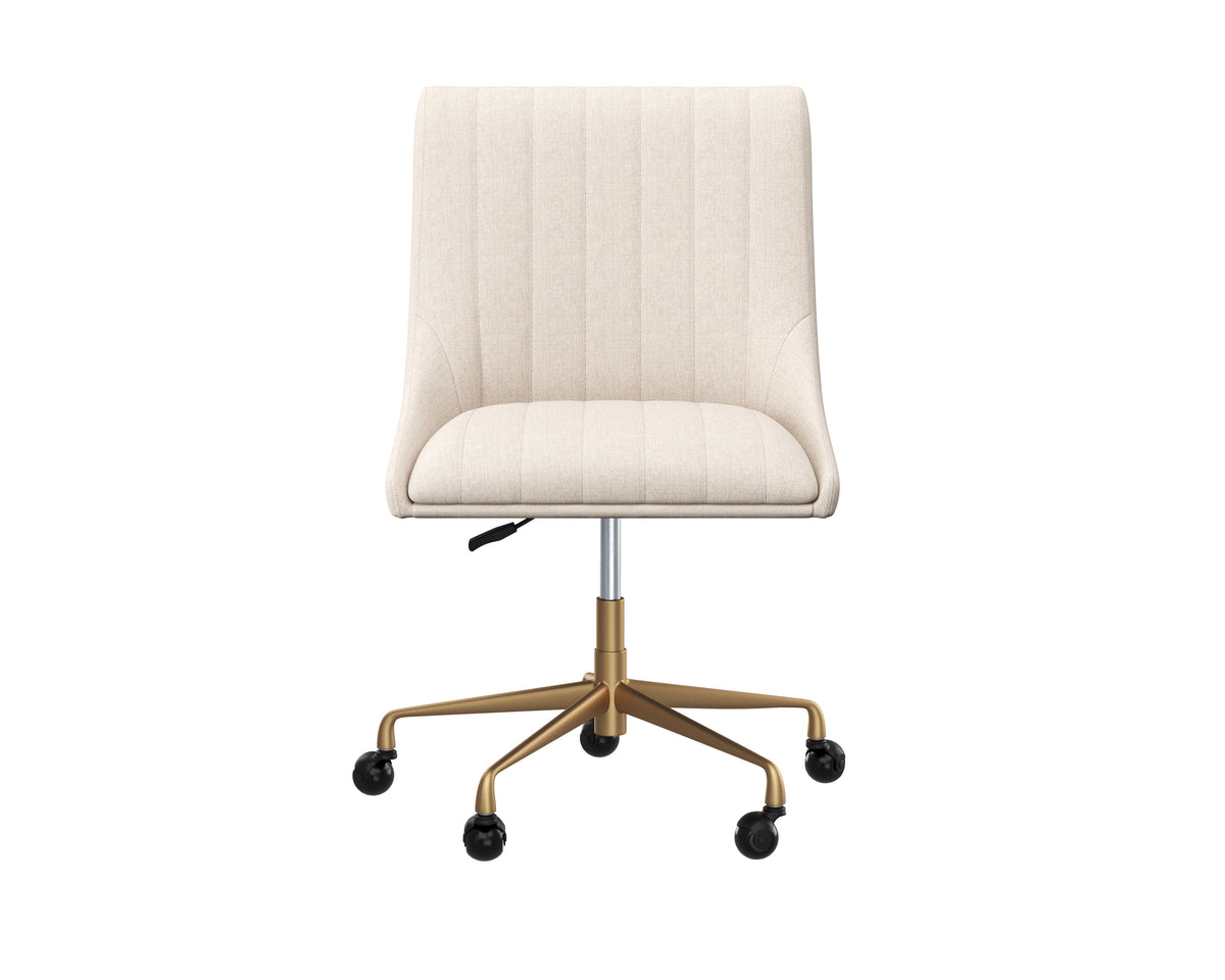 Halden Office Beige Linen Chair