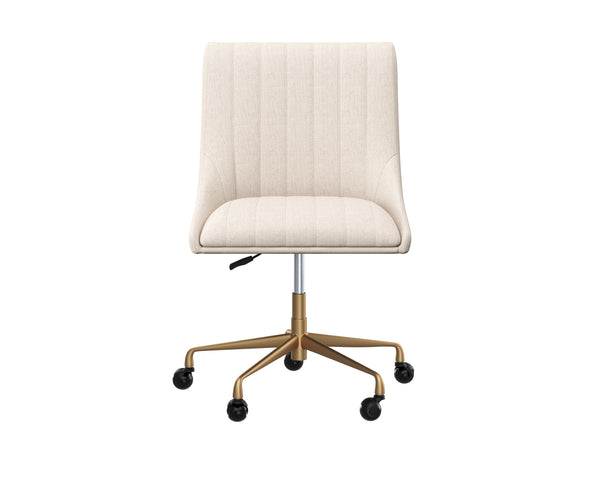 Halden Office Beige Linen Chair
