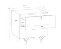 Celine Small - Cream Nightstand