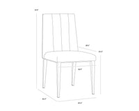 Wilbur Milliken Cognac Dining Chair