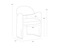Snowden Dining Noah Ecru Armchair