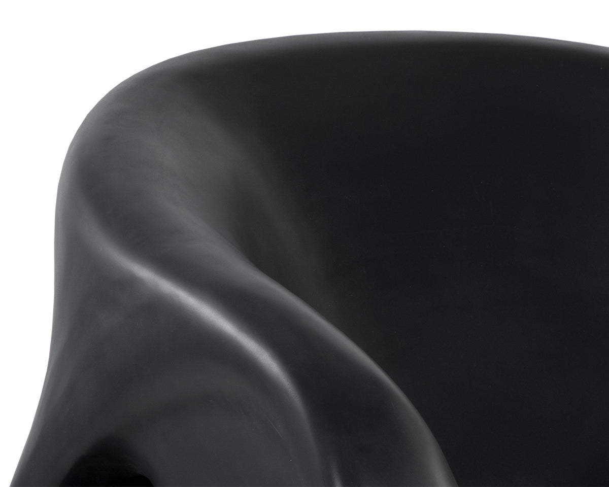 Orson Black Lounge Chair