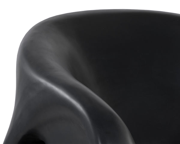 Orson Black Lounge Chair