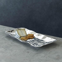 Soho Brooklyn Large Long Rectangular Tray - Tray Side View | Bone & Brass