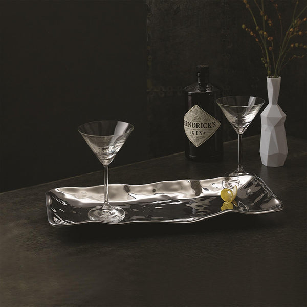 Soho Brooklyn Large Long Rectangular Tray - Tray Detail | Bone & Brass