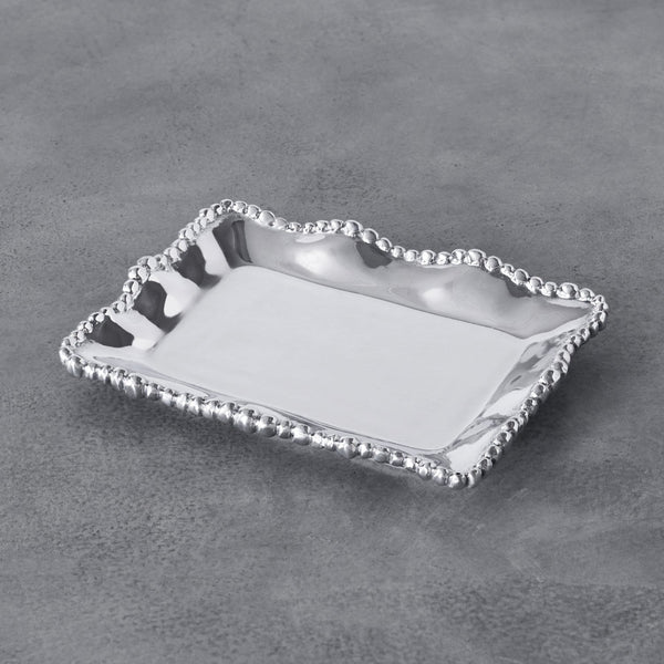 Giftables Organic Pearl Rectangular Tray - Tray Detail | Bone & Brass