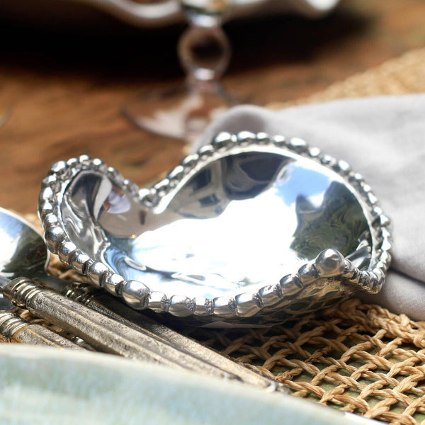 Giftables Organic Pearl Heart Bowl - Bowl Detail | Bone & Brass