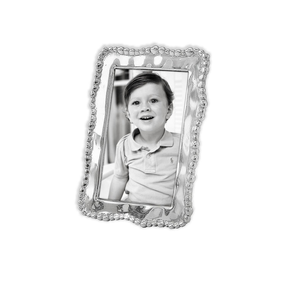 Giftables Organic Pearl 4 x 6 Frame | Bone & Brass