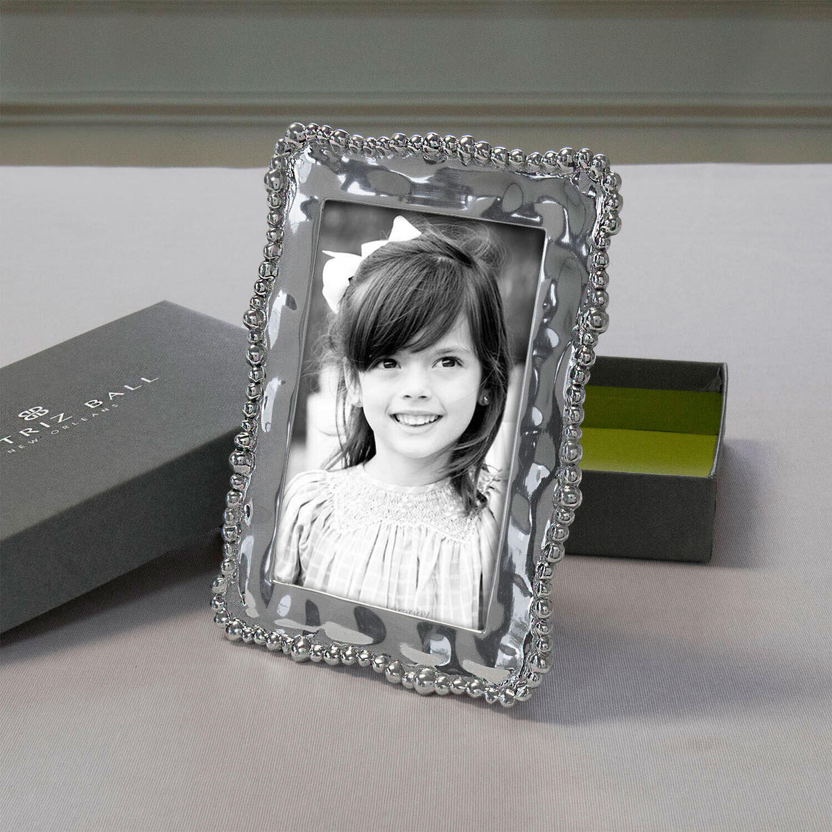Giftables Organic Pearl 4 x 6 Frame - Frame View | Bone & Brass
