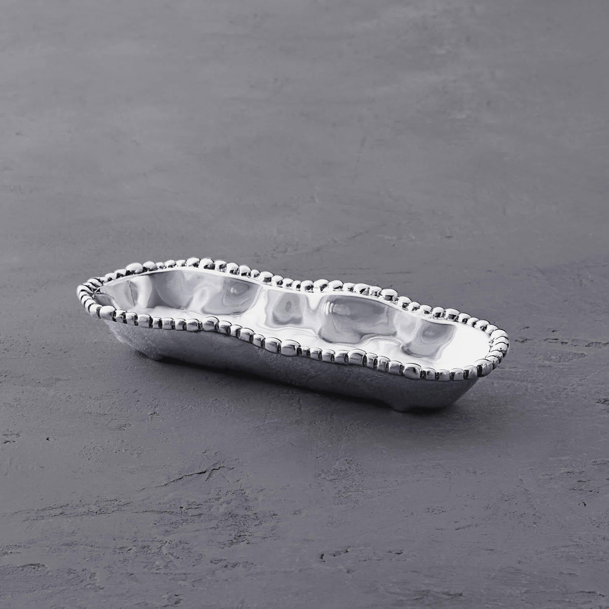 Giftables Organic Pearl Cracker Tray - Tray Top View | Bone & Brass