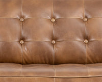 Donnie Tobacco Tan Leather Sofa
