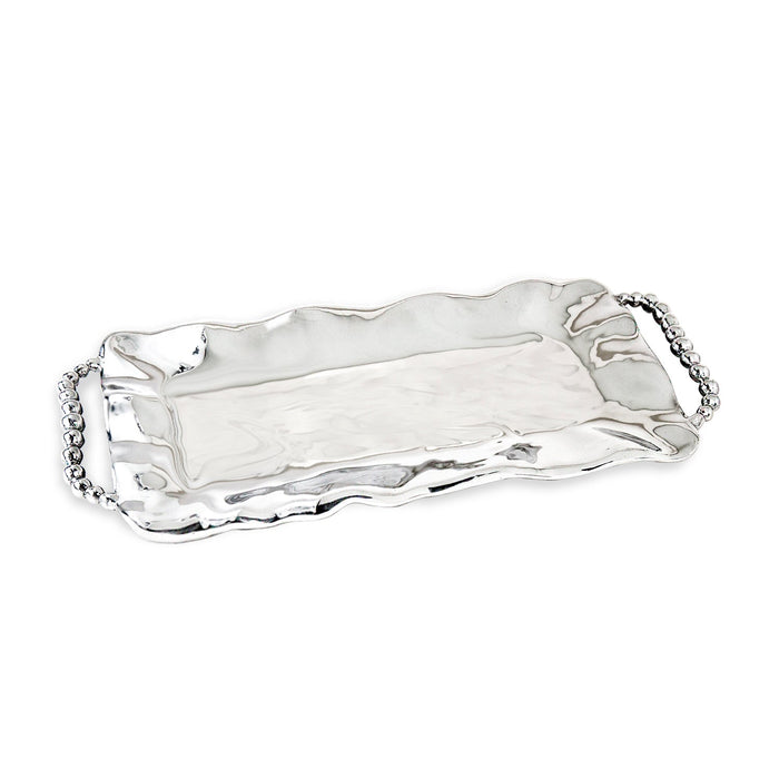 Pearl Perla Long Rectangular Tray Handles | Bone & Brass