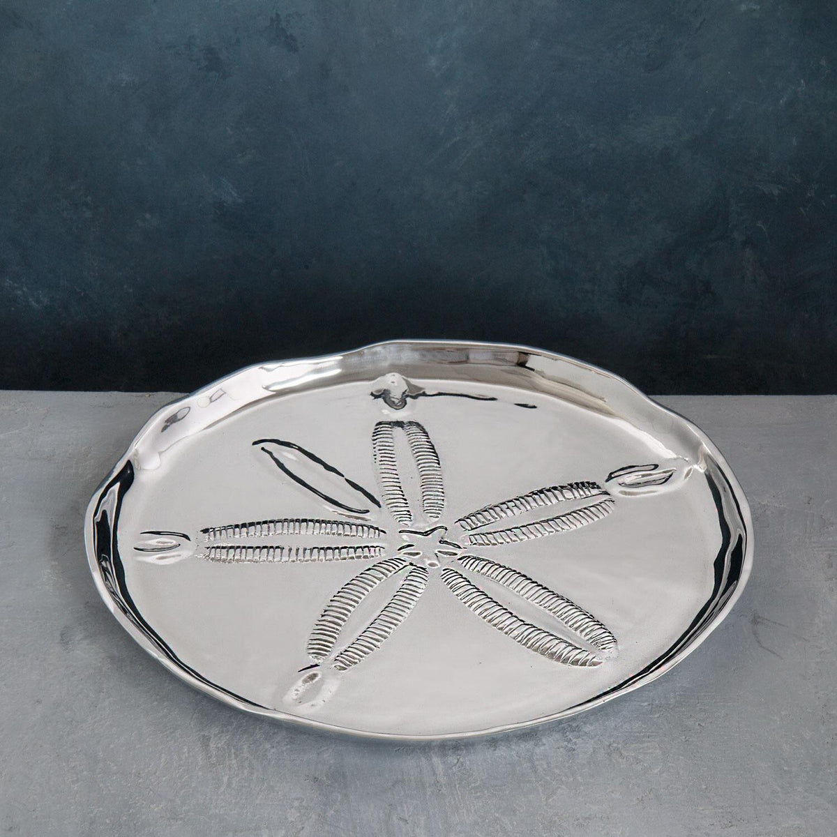 Ocean Sand Dollar Platter - Platter Detail | Bone & Brass