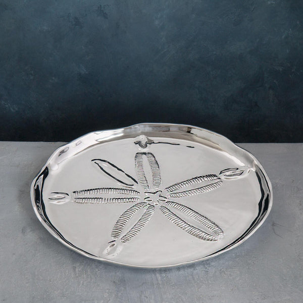 Ocean Sand Dollar Platter - Platter Detail | Bone & Brass