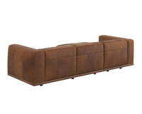 Beau Sofa Chaise Laf - Lucia Tobacco Leather