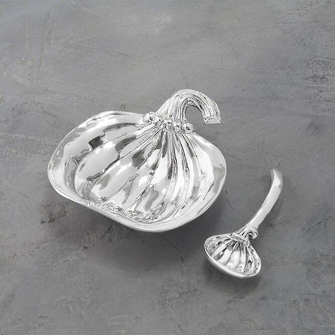 Giftables Holiday Pumpkin Bowl Spoon - Bowl Side View | Bone & Brass