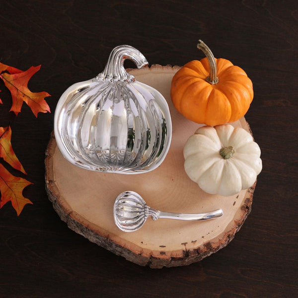 Giftables Holiday Pumpkin Bowl Spoon - Bowl Detail | Bone & Brass