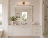Rubbed Brass Fluted Glass Wall Sconce