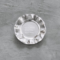 Giftables Vento Wine Plate "Good friends, Good wine, Good times" - Plate Detail | Bone & Brass