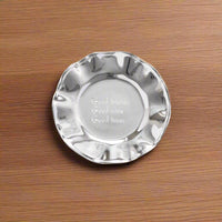 Giftables Vento Wine Plate "Good friends, Good wine, Good times" - Plate Top View | Bone & Brass