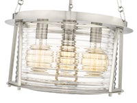 Brushed Nickel Cape Harbor Lighthouse Pendant