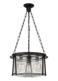 Matte Black Cape Harbor Lighthouse Pendant