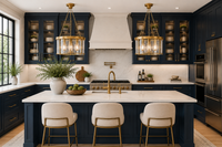 Rubbed Brass Cape Harbor Lighthouse Pendant