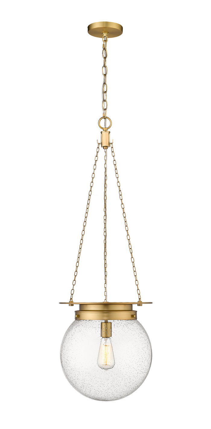 Heritage Brass Calhoun Seedy Glass Pendant