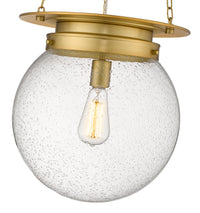 Heritage Brass Calhoun Seedy Glass Pendant